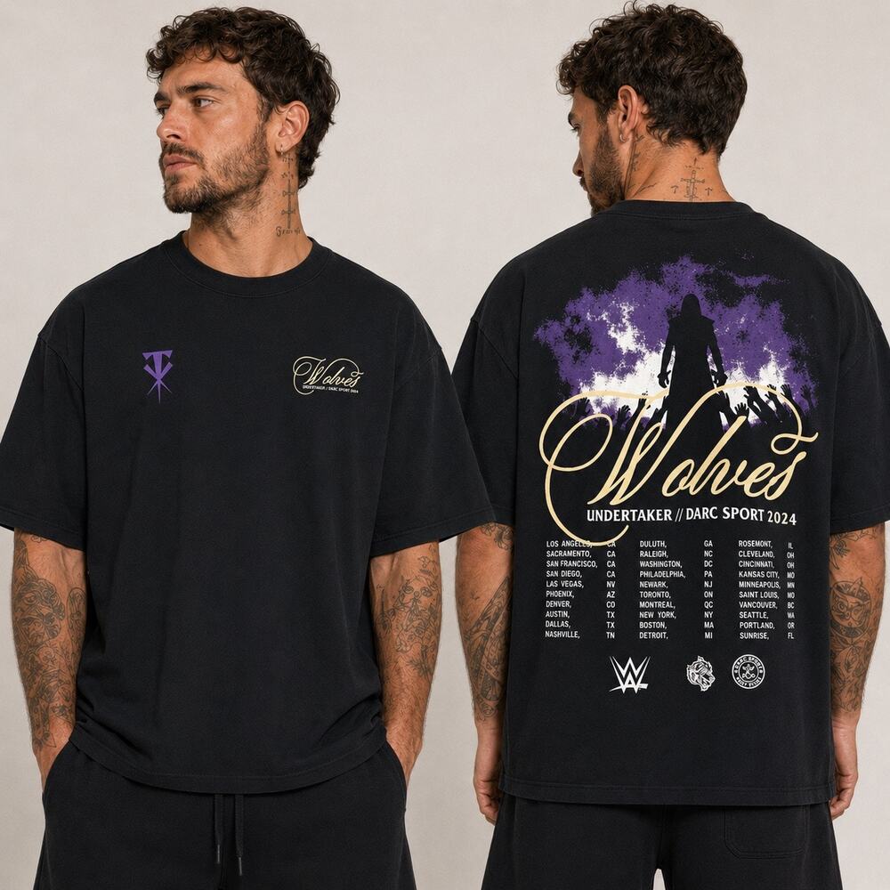 Darc Sport WWE Undertaker From The Grave 1 Of 500 Oversized Tee M NWT